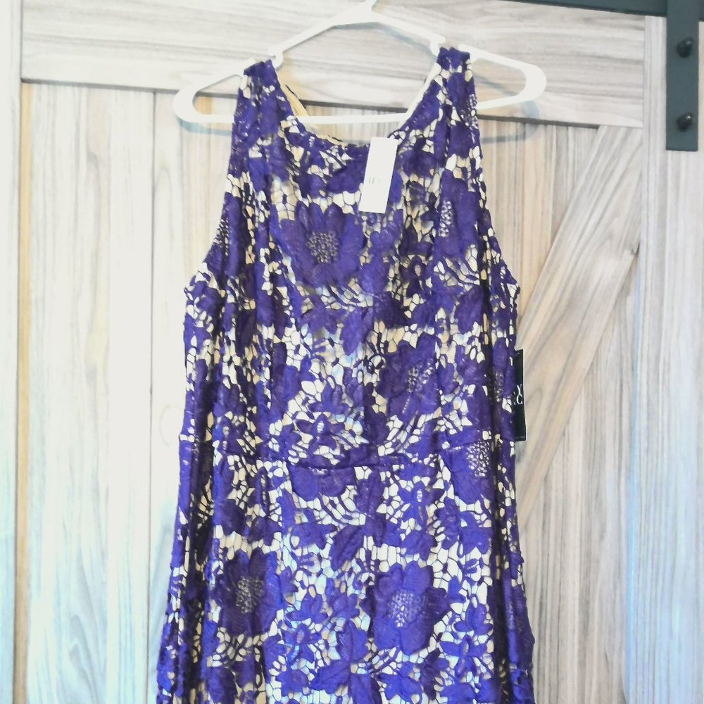 NWT Purple Midi Dress